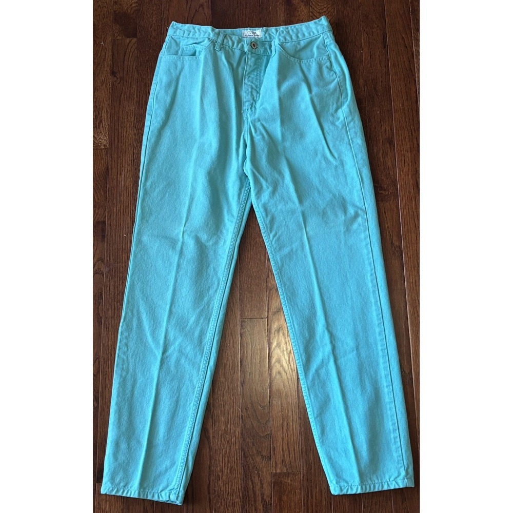 Vintage Guess Jeans Mens 32 Mint Green Denim‎ 80's 90's 31x29 USA Made